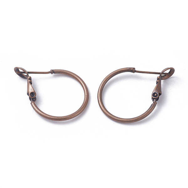 Brass Hoop Earrings