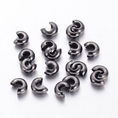 Brass Crimp Beads Covers