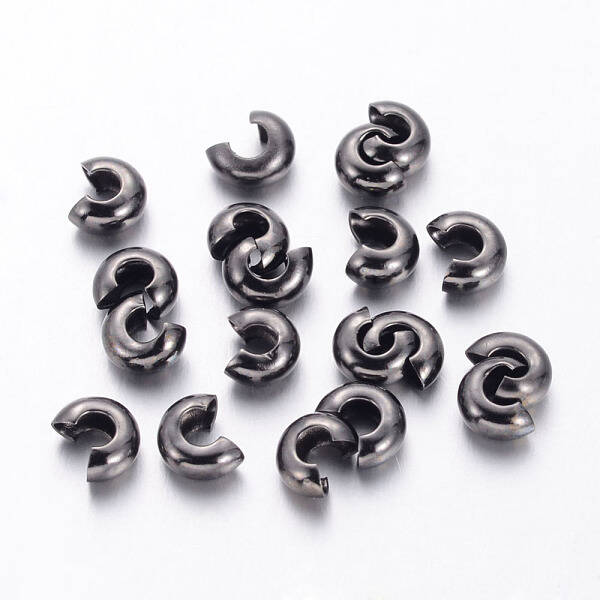 Brass Crimp Beads Covers