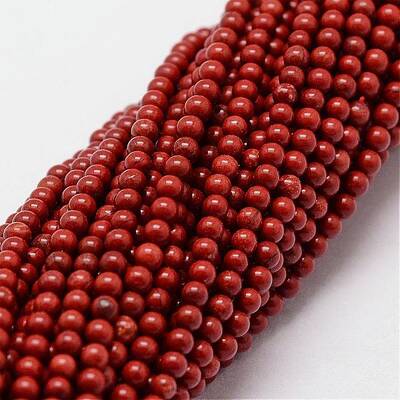 Natural Red Jasper Beads Strands