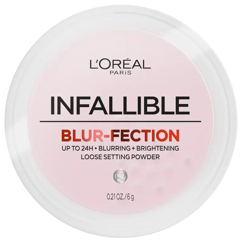 Infallible Blur-fection Setting Powder: 24-Hour Wear, Transfer-Resistant, and Lightweight for a Flawless Finish, L'Oréal Par...