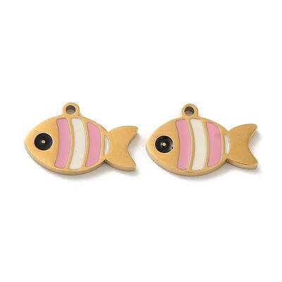 Ion Plating(IP) 316L Surgical Stainless Steel Charms