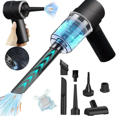 Car Vacuum Cleaner high Power Handheld Mini Vacuum Cordless,9000PA Strong Suction,Rechargeable Portable Vacuum Cleaner Dust B...