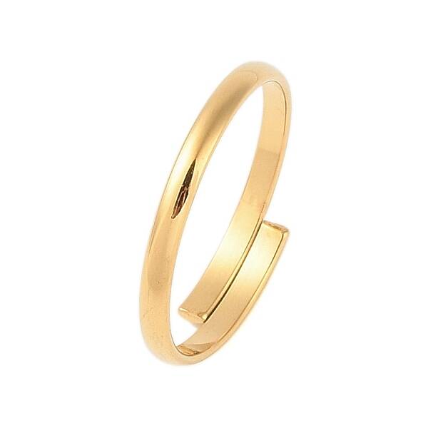 Ion Plating(IP) 304 Stainless Steel Plain Band Rings