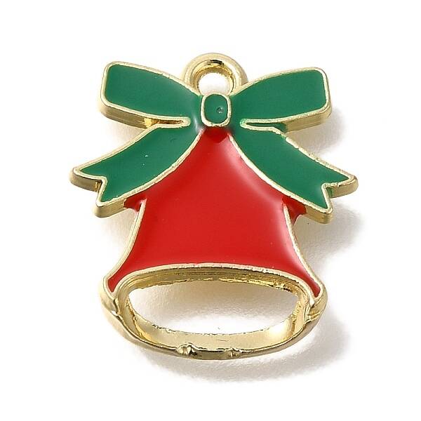 Christmas Theme Alloy Enamel Pendants