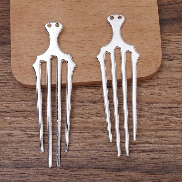 Alloy Hair Comb Findings