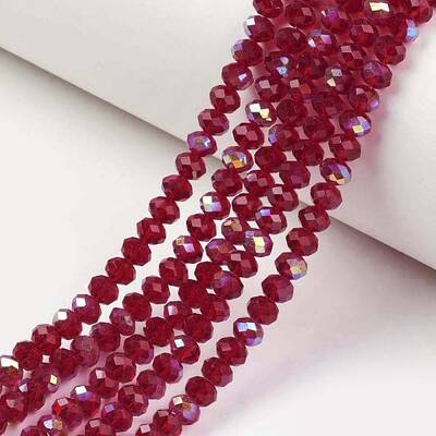 Electroplate Glass Beads Strands