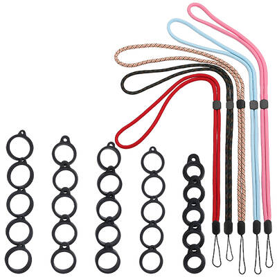 5Pcs 5 Colors Polyester Neck Strap