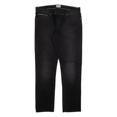 LEVI'S Mens Jeans Black Regular Straight W34 L32