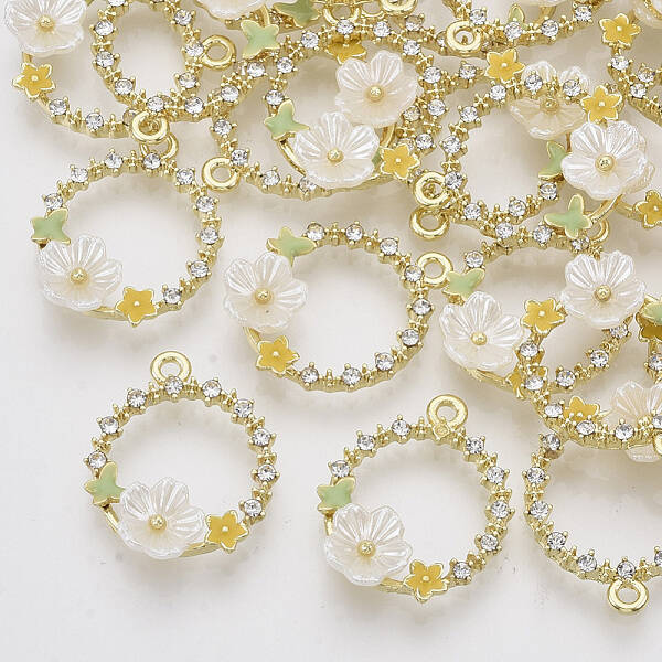 Alloy Enamel Pendants