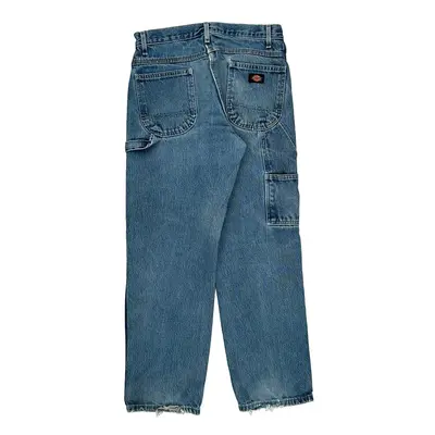 Relaxed Fit Dickies Carpenter Jeans - 30W 29L Blue Cotton
