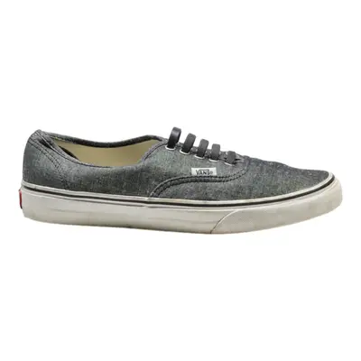 VANS Low Top Trainers Grey Canvas Mens UK 8