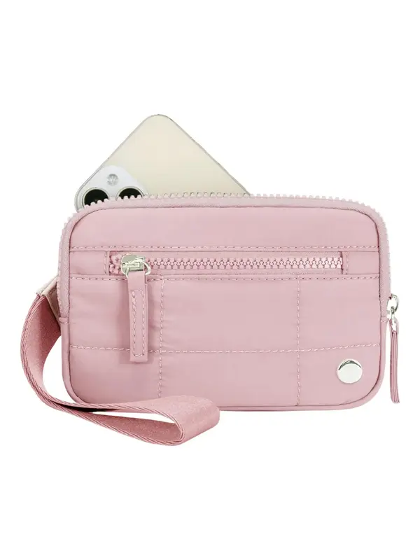 Women's Solid Color Nylon Zipper Wallet, Fashionable Lightweight Waterproof Phone Wallet, Casual Versatile Wristlet for Daily...