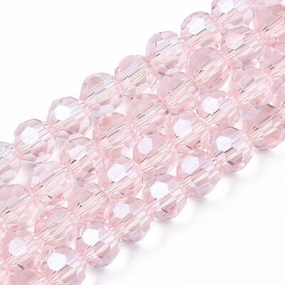 Electroplate Glass Bead Strands