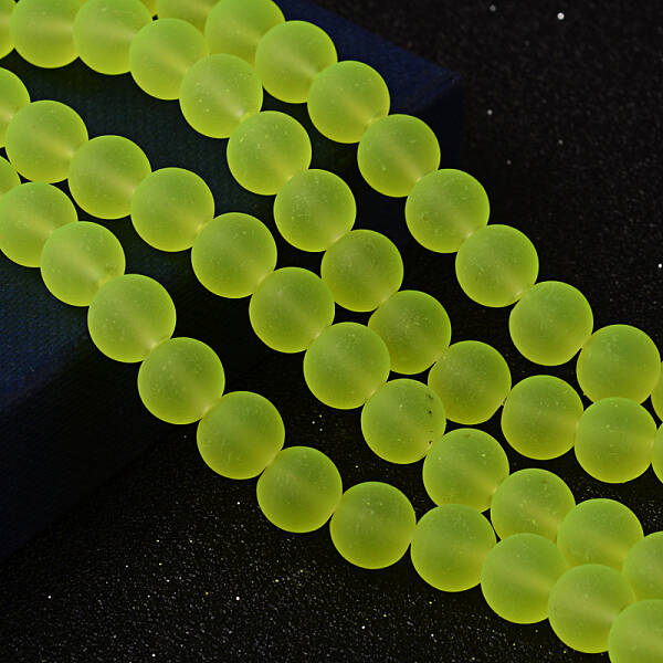 Transparent Glass Bead Strands