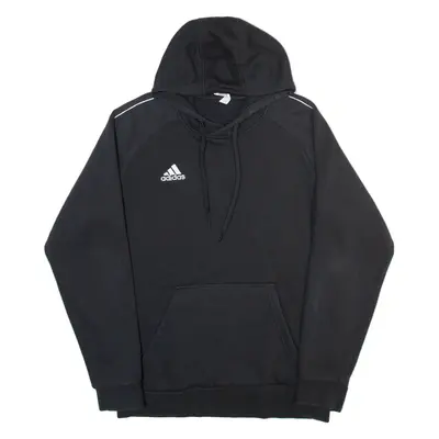 ADIDAS Mens Black Hoodie L