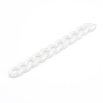 Handmade Opaque Acrylic Curb Chains