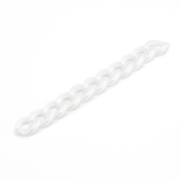 Handmade Opaque Acrylic Curb Chains