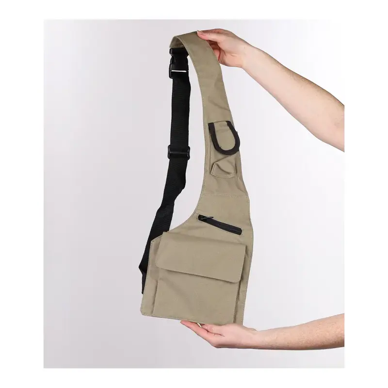 Unbranded Bumbag - No Size Beige Cotton Blend