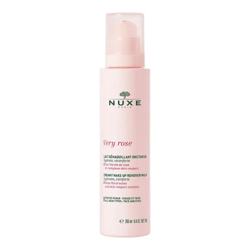 Nuxe Latte Detergente Cremoso Very Rose 200 Ml