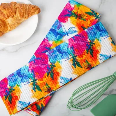 Nature's Charm Kitchen Towel - Set of 2 - Dragonflies