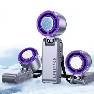 Portable Handheld Fan, Portable Fan Rechargeable, USB Rechargeable Foldable Fan For Summer