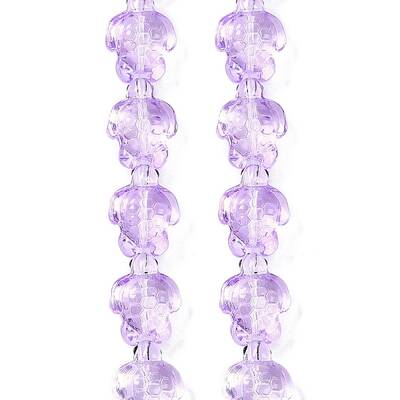 Transparent Glass Enamel Beads Strands