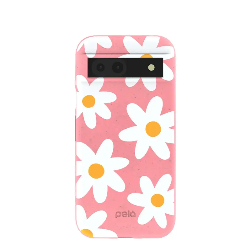 Bubblegum Pink Daisy Google Pixel 8a Case
