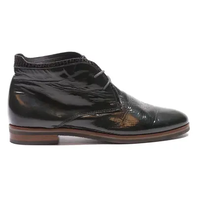 MARIPE Lace-Up Boots Black Leather Womens UK 7