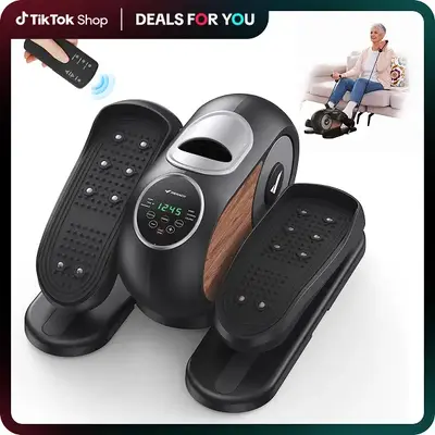 Dealsforyoudays MERACH Under Desk Elliptical Machine for Home,Ellipse Leg Exerciser for Seniors with 12 Adjustable Speed Quie...