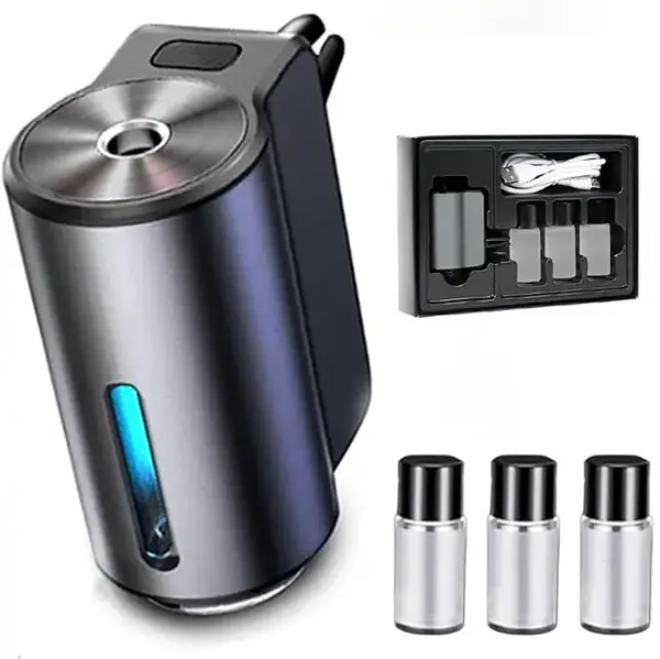 （Genuine product）Advanced Smart Car Air Freshener - Three Adjustable Diffusers 3 Pcs with Odor-Accurating Spray Modes, Re...