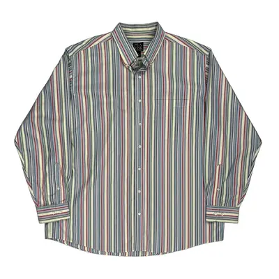 Jos. A. Bank Striped Shirt - XL Multicoloured Cotton