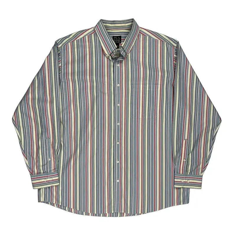 Jos. A. Bank Striped Shirt - XL Multicoloured Cotton