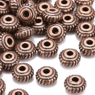 Tibetan Style Alloy Spacer Beads