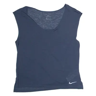 NIKE Womens Vest Blue Sleeveless S