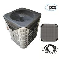 Outdoor Air Conditioner Cover, 1 Count Durable Outdoor Windproof Air Conditioner Cover, Protects Against Dust and Cold Air, P...