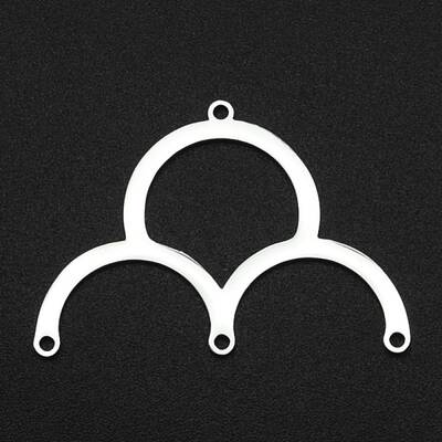 Tarnish Resistant 201 Stainless Steel Arch Chandelier Components Links
