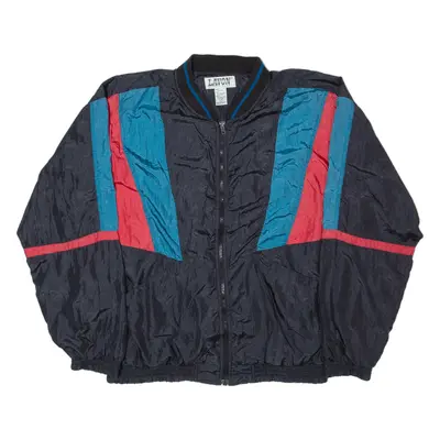 LAVON SPORTSWEAR Shell Jacket Black Nylon 90s Mens L