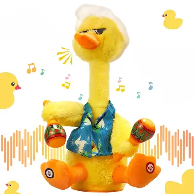 MIAODAM Talking Duck Toy Repeat What You Say, Gift Ideal for Kids