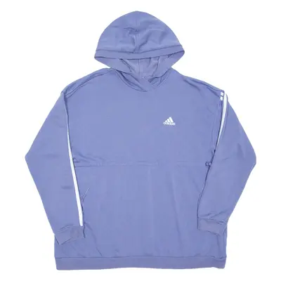 ADIDAS Womens Purple Hoodie M