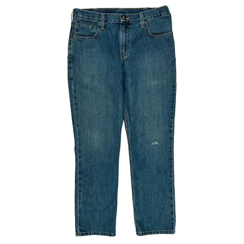 Carhartt Jeans - 33W 30L Blue Cotton Blend