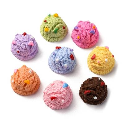 Opaque Resin Decoden Cabochons