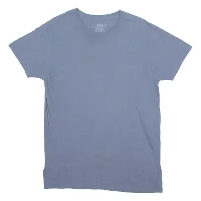 FRUIT OF THE LOOM Mens T-Shirt Grey Crew Neck L