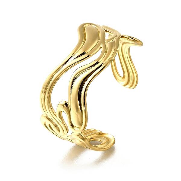 304 Stainless Steel Cuff Bangles for Women