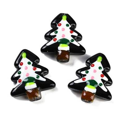 Christmas Theme Handmade Lampwork Beads