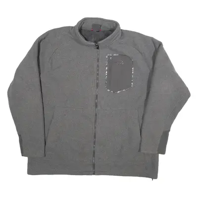 THE North FACE Fleece Lined Mens Fleece Jacket Grey XL