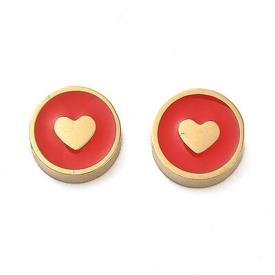 304 Stainless Steel Enamel Beads