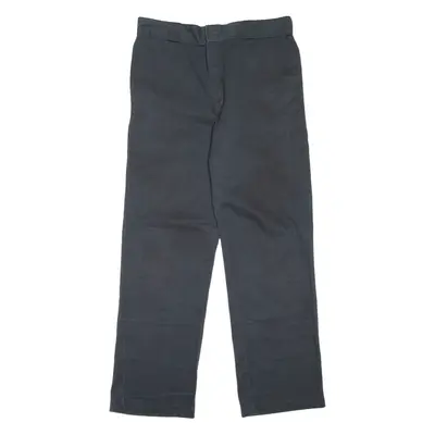 DICKIES 874 Workwear Mens Trousers Black Regular Straight W33 L32