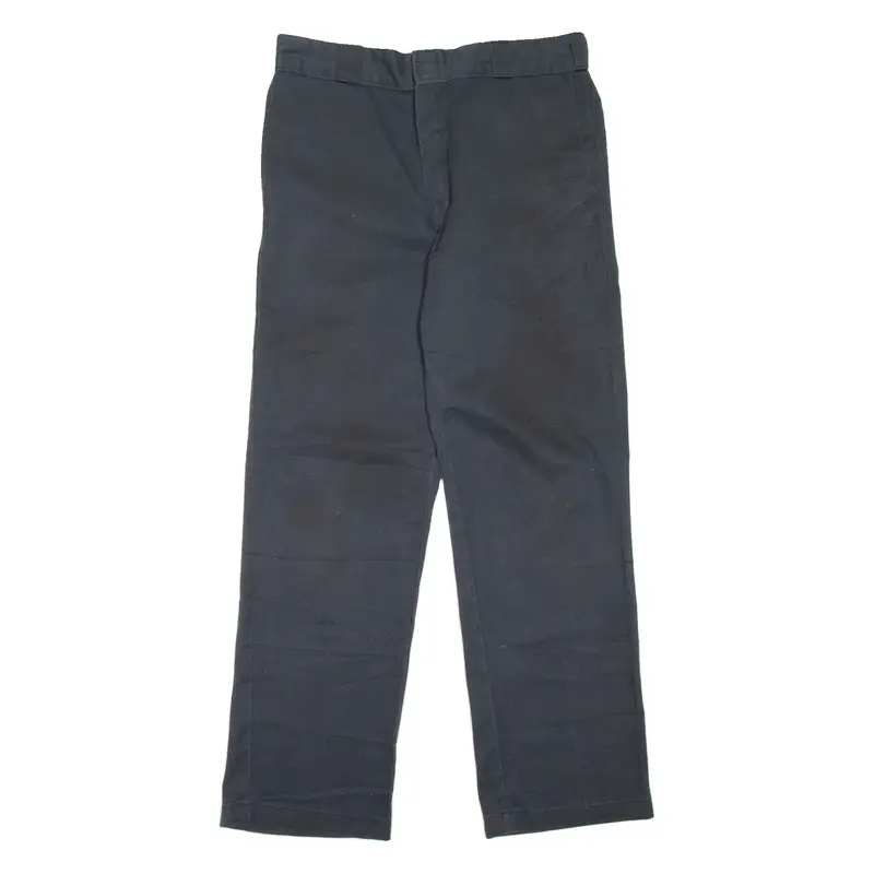 DICKIES 874 Workwear Mens Trousers Black Regular Straight W33 L32
