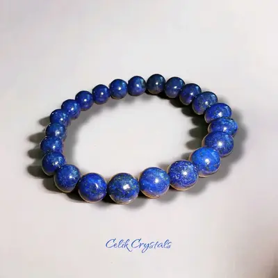 AAA Rare Lapis Lazuli Bracelet Natural Stones Healing Bracelet Handmade Reiki Bracelet crystals for high quality crystal